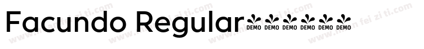 Facundo Regular字体转换